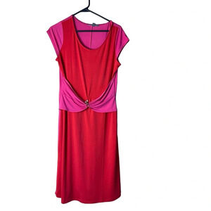 Kate & Mallory Pink/Red Dress. Size:L
